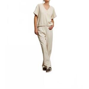 NEW PERFECTWHITETEE adele cotton pant in sugar